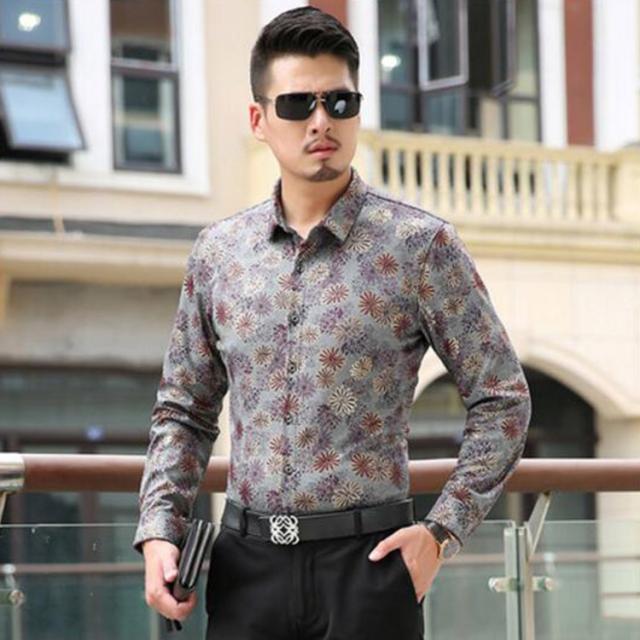 メンズ アロハシャツ カジュアルシャツ 長袖 花柄シャツ シャツ 長袖 花柄 ファッション スリム 大きいサイズ 和柄 秋物の通販はau Pay マーケット プレッピー