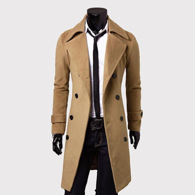 メンズトレンチコート スプリングコート ロングコート ピーコート イギリス風 紳士 お兄系 Tc03の通販はau Pay マーケット プレッピー
