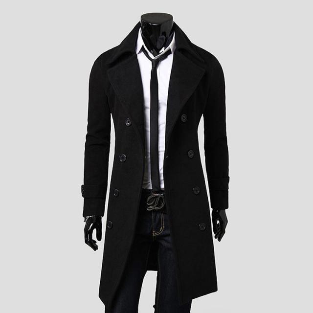 メンズトレンチコート スプリングコート ロングコート ピーコート イギリス風 紳士 お兄系 Tc03の通販はau Pay マーケット プレッピー