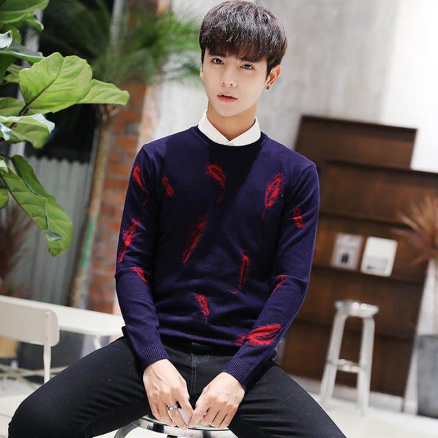 メンズ ニットセーター クルーネックニット 長袖 鳥柄 薄手 ニット ビジネス スリム 通勤 保温 カットソー 秋 秋服の通販はau Pay マーケット プレッピー