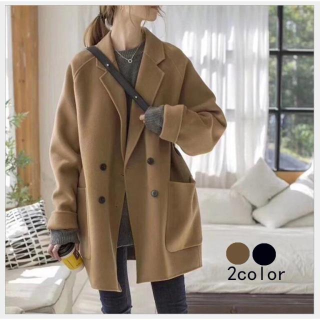 チェスターコート スプリングコート ゆったり レディース ミディアム丈コート ライトアウター 韓国風 カジュアル 秋冬 新作 30代 40代 50の通販はau Pay マーケット Yoyo