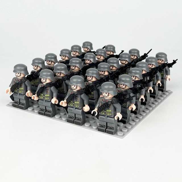 レゴ 互換 ブロック ミニフィグ ドイツ軍 方陣 24体セット 大人 子供 男の子 知育 ブロック玩具 おもちゃ 人形 誕プレ 軍隊 ミリタリー 兵隊  武器 夏休みの通販はau PAY マーケット - 三谷商事 au PAY マーケット店 | au PAY マーケット－通販サイト