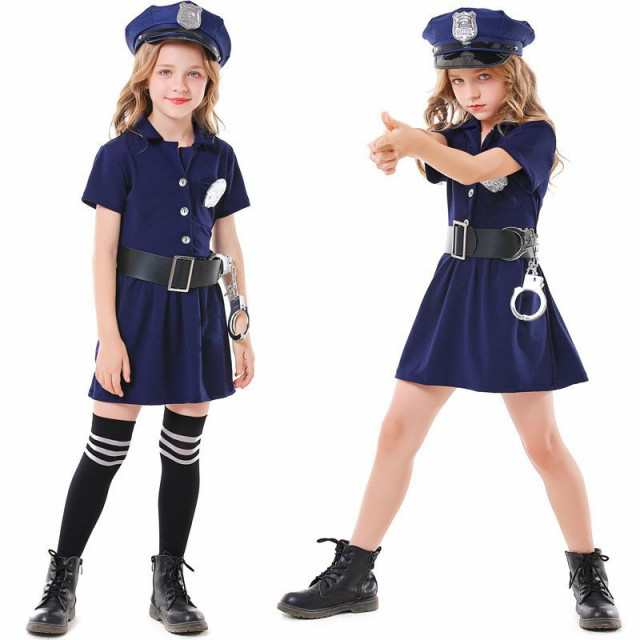 ハロウィン衣装 女の子 ポリスマン コスプレ 警察官 キッズ コスチューム ポリスウーマン 衣装 婦人警官 軍服 子供 制服 おまわりさん  パの通販はau PAY マーケット - トモミショップ au PAY マーケット店 | au PAY マーケット－通販サイト