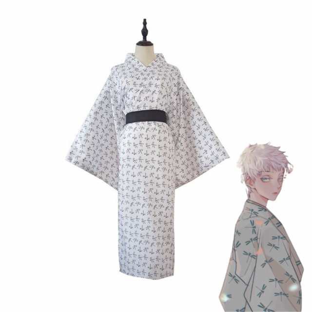 【送料無料】コスプレ服 呪術廻戦 五条悟 子供 蜻蛉和服 ごじょうさとる コスチューム コスプレ衣装変装グッズ アニメコスプレ 呪術廻戦の通販は
