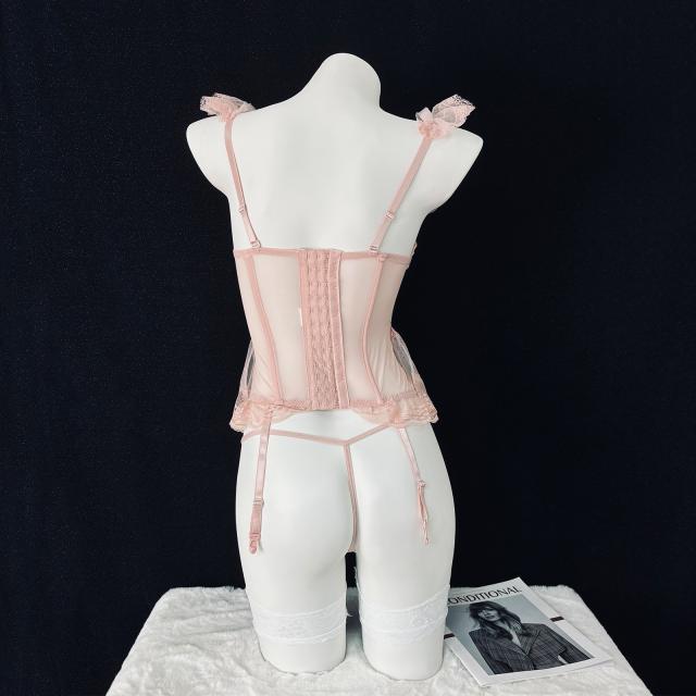 ero girdles セクシー ビスチェ コルセット ランジェリー ベビードール ガーター付 シースルーレース エロ 過激 勝負下着 スケスケ ストレッチ  エレガントの通販はau PAY マーケット - モチマキストア au PAY マーケット店 | au PAY マーケット－通販サイト