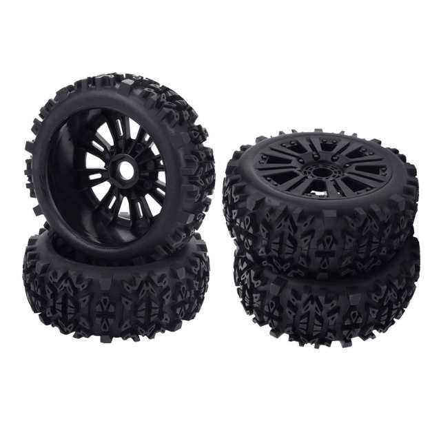 4xRCカーホイールリムタイヤ1/8 RCトラギートラックアクセサリー