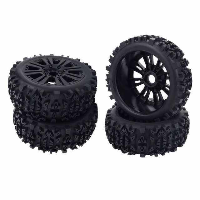 4xRCカーホイールリムタイヤ1/8 RCトラギートラックアクセサリー