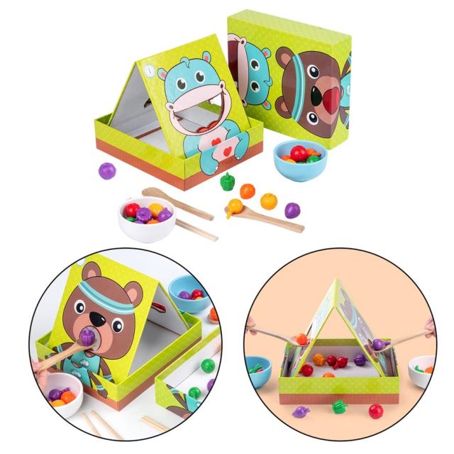 供給ゲーム早期教育微細運動スキル箸運動家族ゲームギフトの通販は