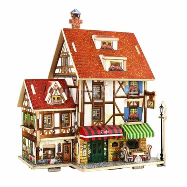 3Dパズル DIYドールハウス 1:24スケール 組み立て おもちゃ
