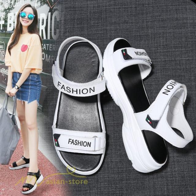 サンダル レディース 着回し 厚底 カジュアル シューズ ウォーキング 疲れにくい 履きやすい 女性着 お出かけ PU ベルクロ スポーツサンダル おしゃれ 夏コーデの通販は 5,670円