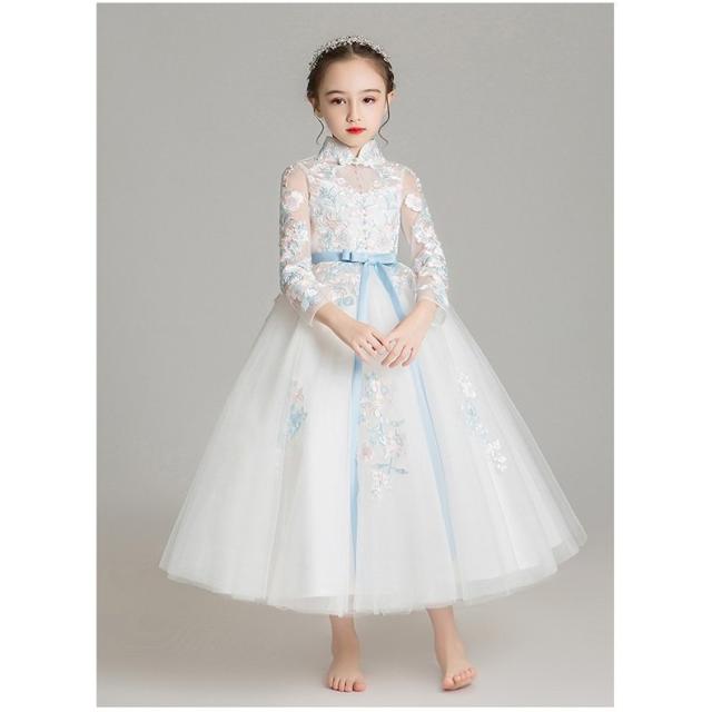 ピアノ発表会 ドレス 子供ドレス ワンピース お姫様 エレガント 女の子 結婚式 フォーマル キッズドレス_2
