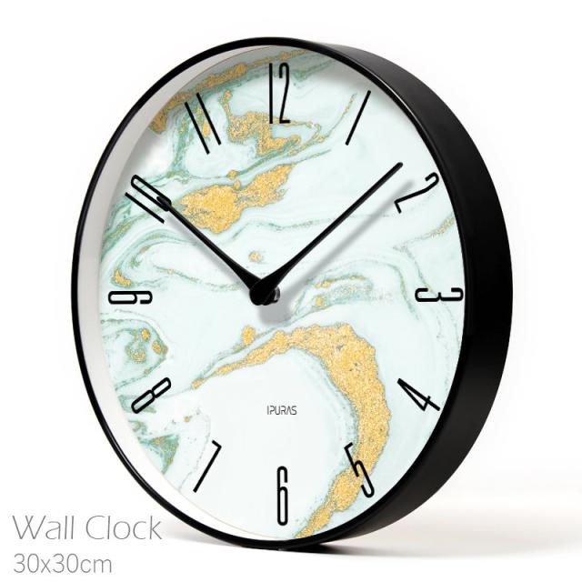 時計 壁掛け 掛け時計 オシャレ 北欧 おしゃれ シンプル 静音 材質/PVC フック付きの通販は