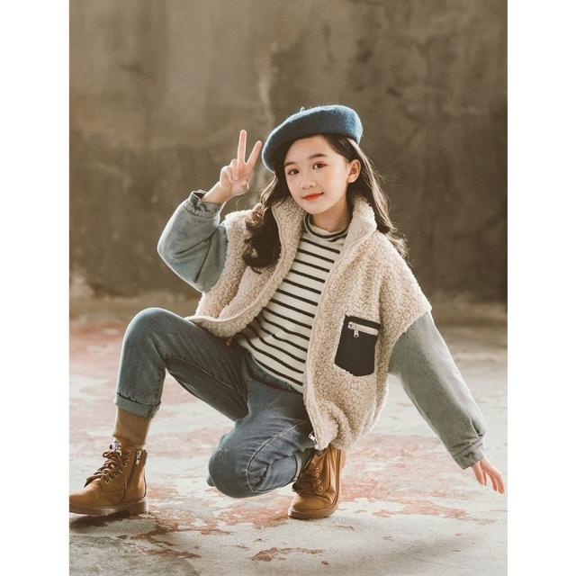 子供服 女の子 子供コート トレンチコート スプリングコート アウター 長袖 春秋 秋服 春コート ジャケット ロングコート キッズコート 防風 お出かけ 可愛い_1