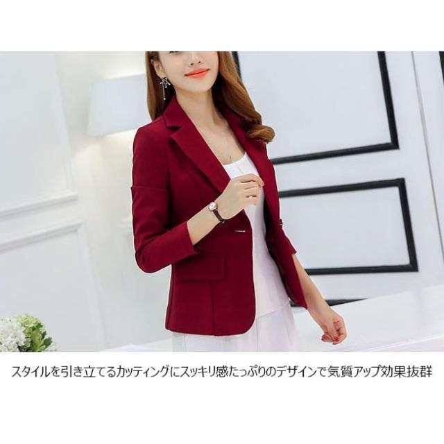 女性秋冬赤いスーツジャケットダブルブレスト長袖ブレザードレス 