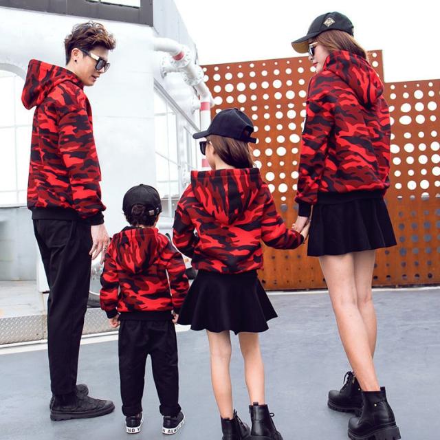 在庫処分 パーカー 迷彩柄 キッズ 男の子 女の子 韓国子供服 コート トレーナー 冬 長袖シャツ 厚手 裏起毛 セットアップ　ロングパンツ 140cm_3