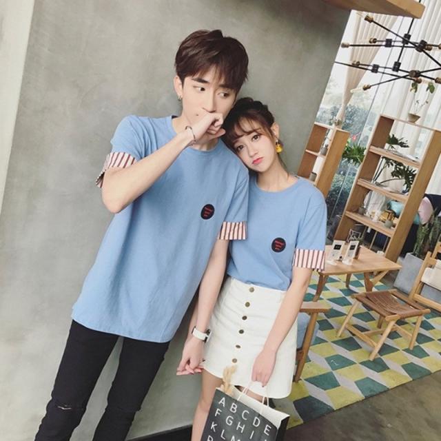 ペアルック カップル ｔシャツ ワンピース メンズ レディース ペア衣装 トップス ご夫婦 カップル ペア 半袖 記念日 の通販はau Pay マーケット Next
