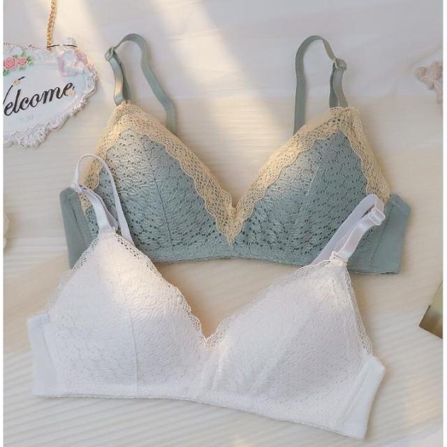 ブラジャー ショーツ セット ノンワイヤー 3段3列ホック 上下