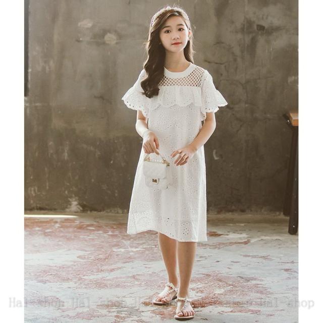 キッズ 子供服 ワンピース 女の子 キッズワンピース 半袖ワンピース 綿 ロング フリル 子供ドレス ジュニア 子ども お姫様 おしゃれ 可愛い カジュアル 新品_1