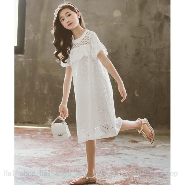 キッズ 子供服 ワンピース 女の子 キッズワンピース 半袖ワンピース 綿 ロング フリル 子供ドレス ジュニア 子ども お姫様 おしゃれ 可愛い カジュアル 新品_3