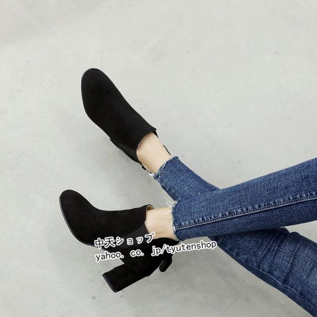 ショートブーツ レディース シューズ ブーツ ブーティ スエード