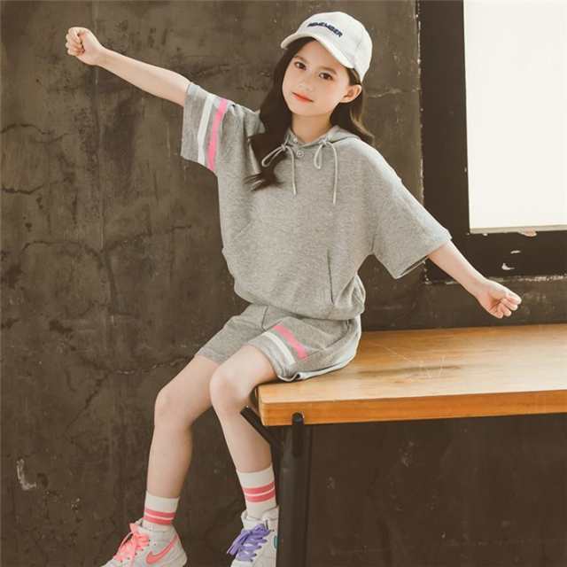 韓国子供服 セットアップ 子供服 ジャージ 運動着 キッズ服 上下セット ショットズボン 女の子 夏 ワイドパンツ 半袖 薄手の通販はau PAY  マーケット NEXT au PAY マーケット－通販サイト