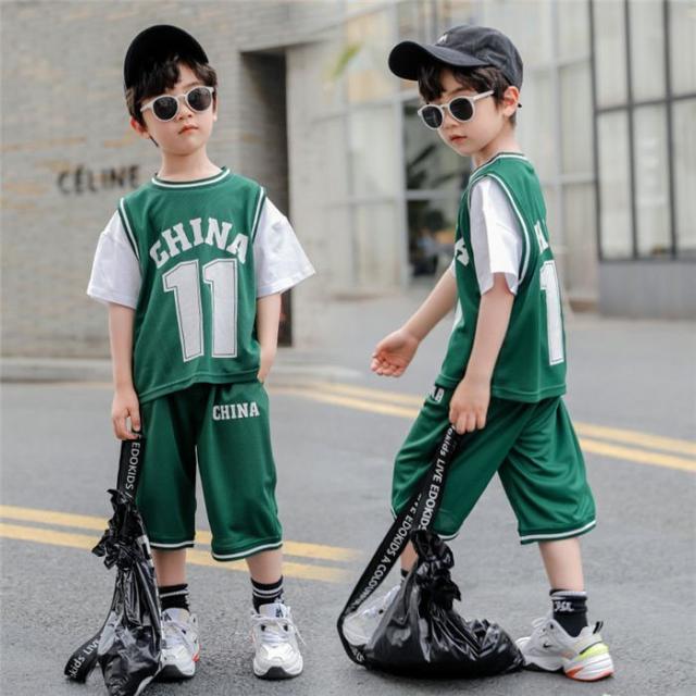 ボイーズ ゆったりカジュアル キッズ半袖 夏 Tシャツ&ショーツパンツ セット Amazon | [DANI CHINS] ボイーズ ゆったりカジュアル キッズ半袖