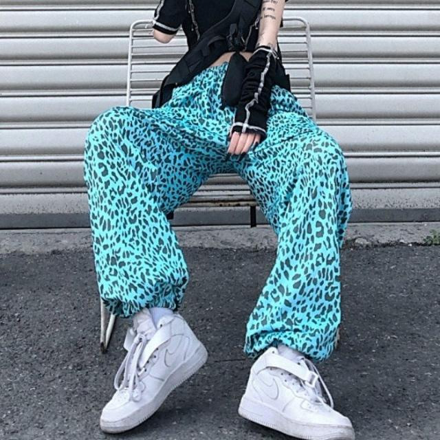 パンツ ボトムス パンツ アウトドアパンツ マルチポケット パープル レディース ファッション ヒップホップ 衣装