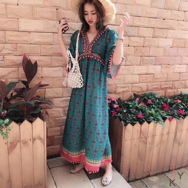 リゾートワンピース ビーチワンピース レディース 海外旅行 夏旅行 海 ビーチ お洒落 人気ワンピース ロングワンピース リゾートワンピース ビーチワンピース レディース 海外旅行 夏旅行 海