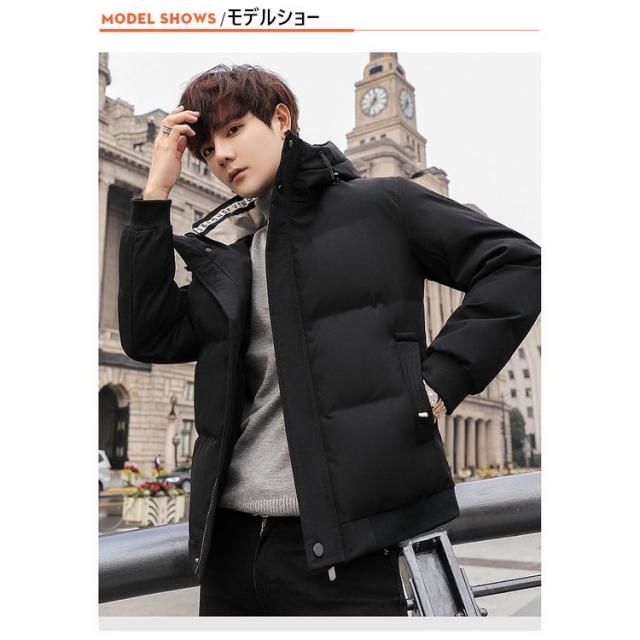 メンズ秋冬用ワークウェア フード付き ゆったり アウトドア カジュアル