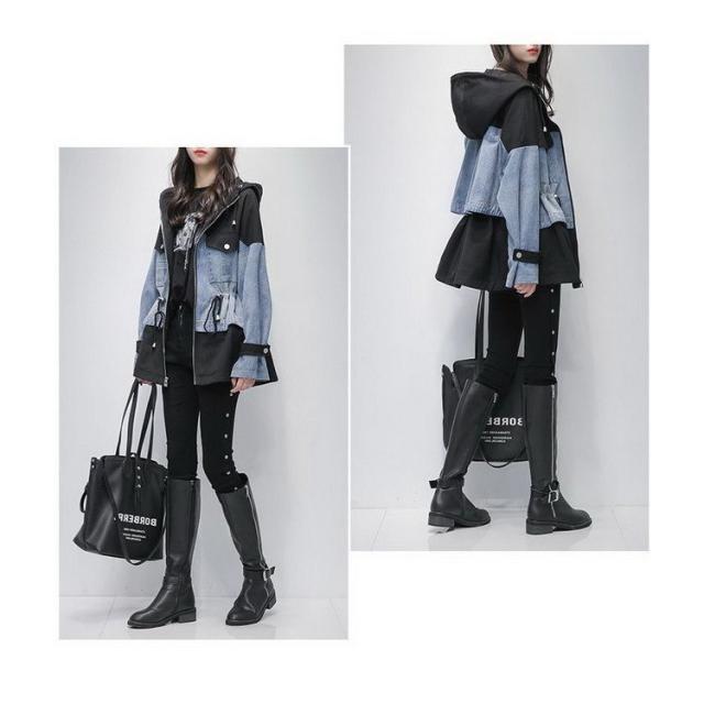 デニムジャケット レディース デニムコート ジャケット ジップアップ