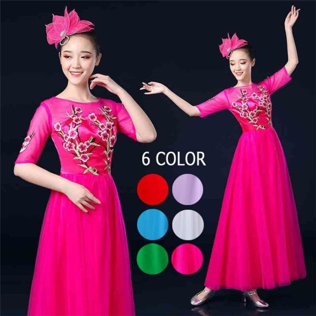 赤ドレス 文化祭　カラードレス 楽天市場】演奏会用ドレス カラードレス ステージ 衣装 レッド