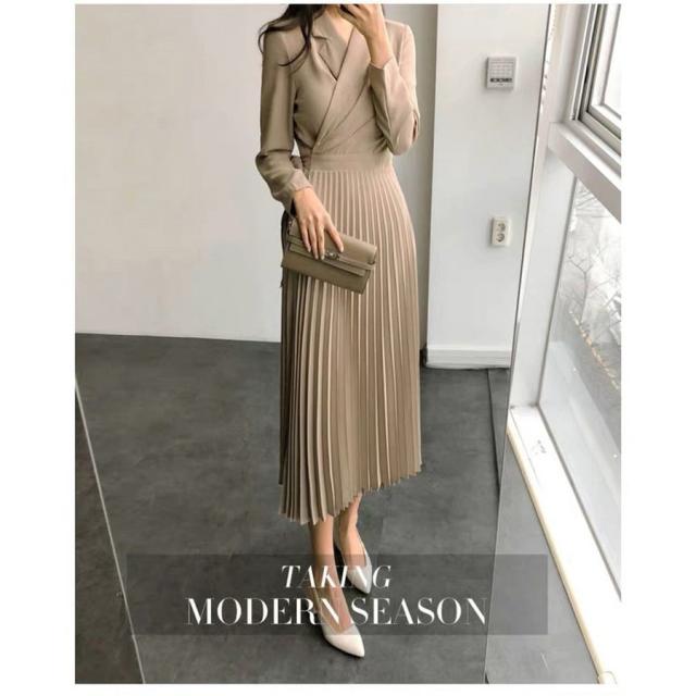 ワンピースレディース40代きれいめ冬マキシロングワンピース長袖春夏