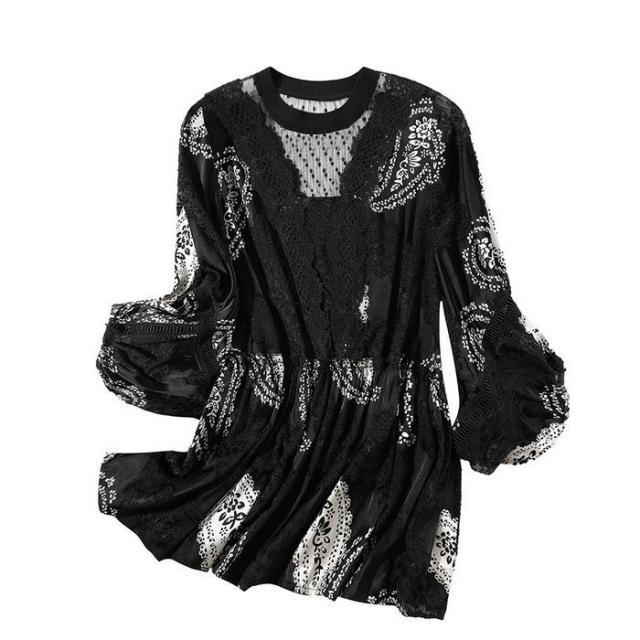 ブラウス レディース 40代 春夏 オシャレブラウス シフォンブラウス