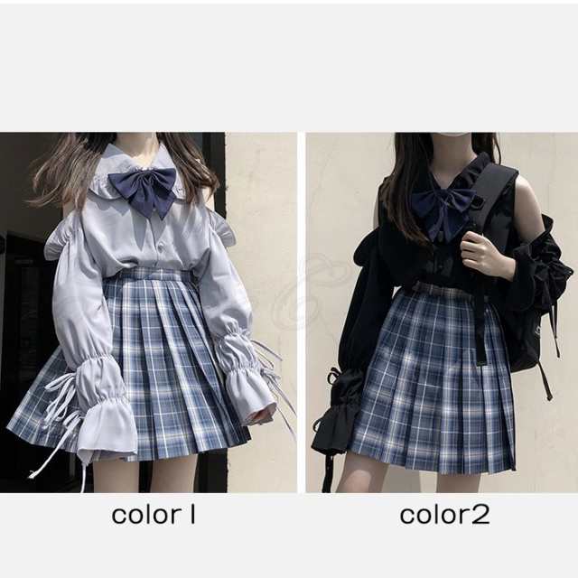 セーラー服 レディース 学生制服 シャツブラウス プリーツスカート