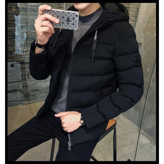 ダウンコート メンズ ショート丈 ダウンジャケット 無地 中綿