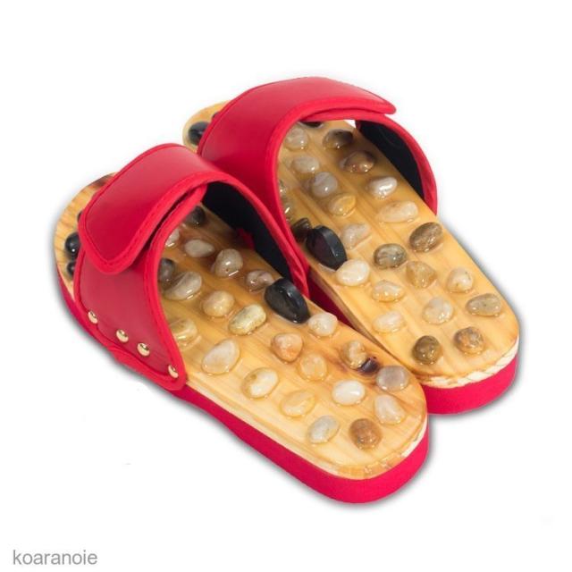 健康サンダル 健康スリッパ レディース メンズ マッサージスリッパ ツボ押し ぺたんこ ルームシューズ ギフト 贈り物 快感 指圧 石突起ありの通販は