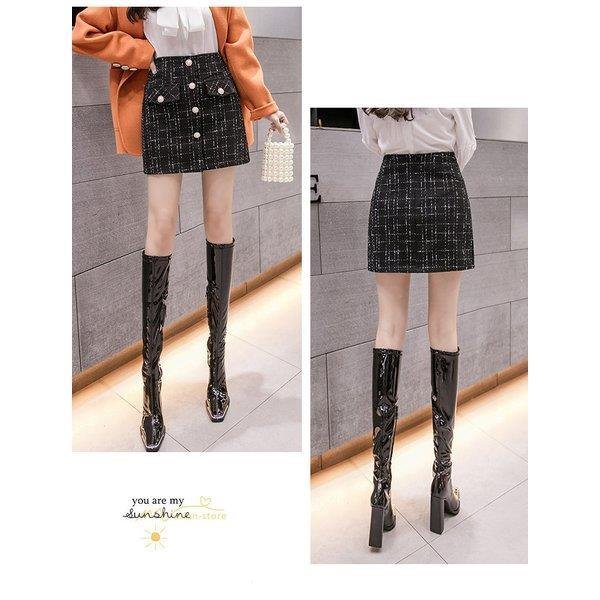 Aラインスカート チェック柄 レディース ミニスカート ボトムス