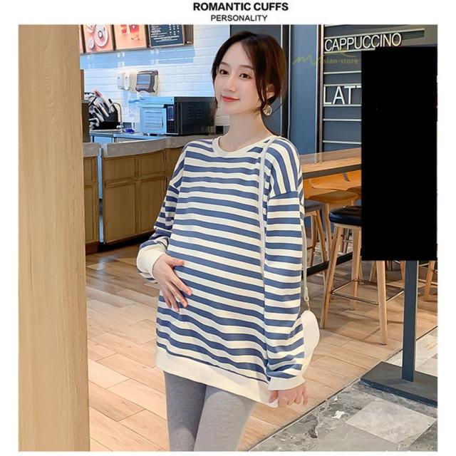 マタニティ 服 トレーナー トップス ビックシルエット チュニック 妊婦 