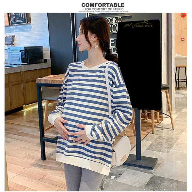 マタニティ 服 トレーナー トップス ビックシルエット