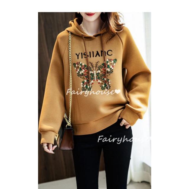 スウェットトレーナー レディース 秋 長袖プルオーバー パーカー