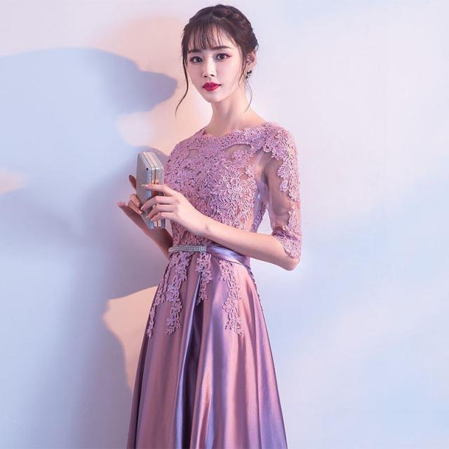 ドレス イブニングドレス チャイナドレス ワンピース チャイナ服 花柄