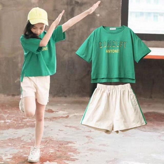 子供服 2点セットトップス*パンツ 女の子 半袖Tシャツ パンツ コットン ボトムス おしゃれ 女児 夏 セットアップ 人気 可愛い 7,153円