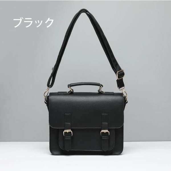 【色: ブラック】サッチェルバッグ 3wayリュック 3wayバッグ スクエアバ 色: ブラック】サッチェルバッグ 3wayリュック 3wayバッグ スクエアバ