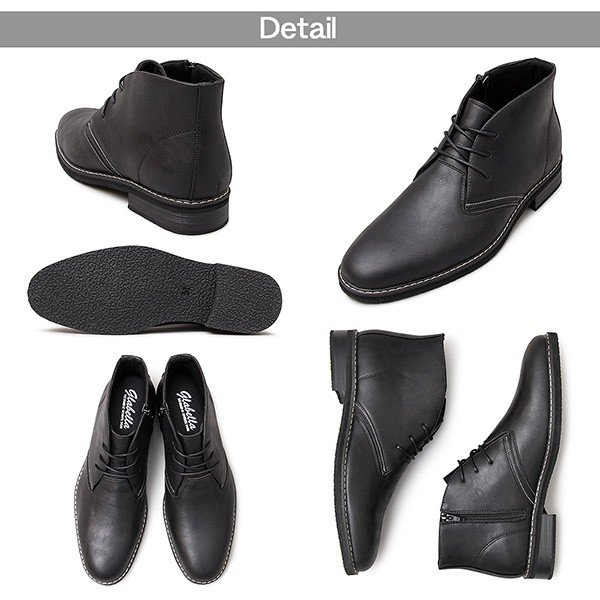 ブーツ チャッカブーツ ショートブーツ レースアップ スエード調