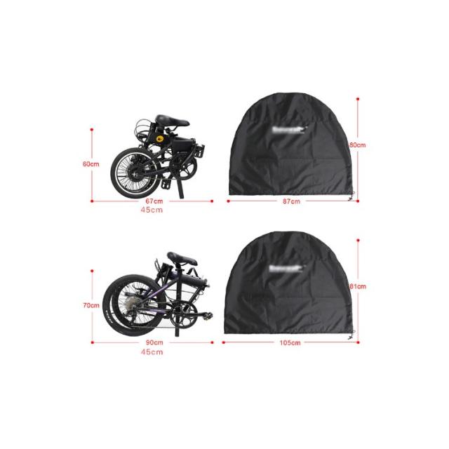 折りたたみ自転車バッグ ブラック 60cm 折りたたみ自転車袋のおすすめ
