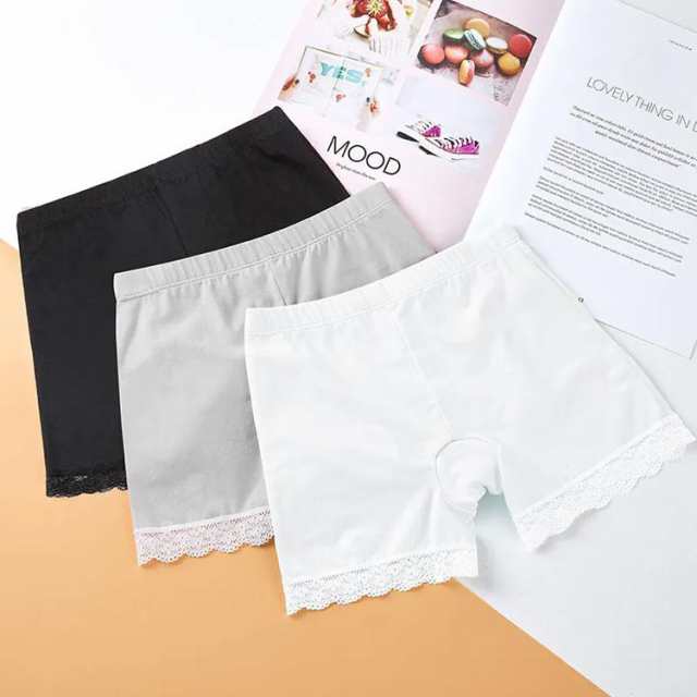 3枚セット インナー オーバーパンツ 110 送料無料 ショーツ 子供服 無地 スパッツ 女の子 下着 子供 パンツ キッズ ボクサーブリーフ レ