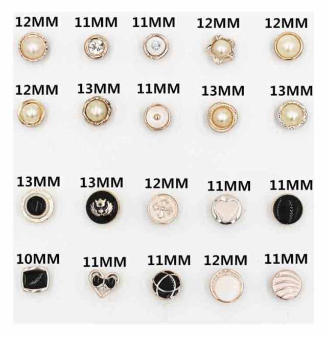 ボタンセット ボタンアクセサリー おしゃれ 100個入り 10種×10個