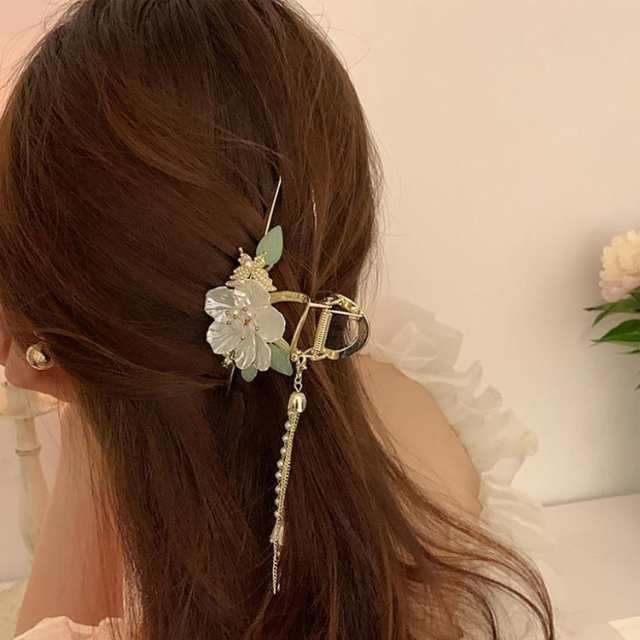 まとめ髪 ねじねじ ツイスト バンス ヘアクリップ メタル 金属