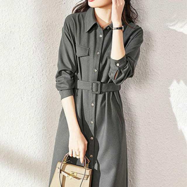 シャツワンピース ワンピース 羽織り アウター ジャケット