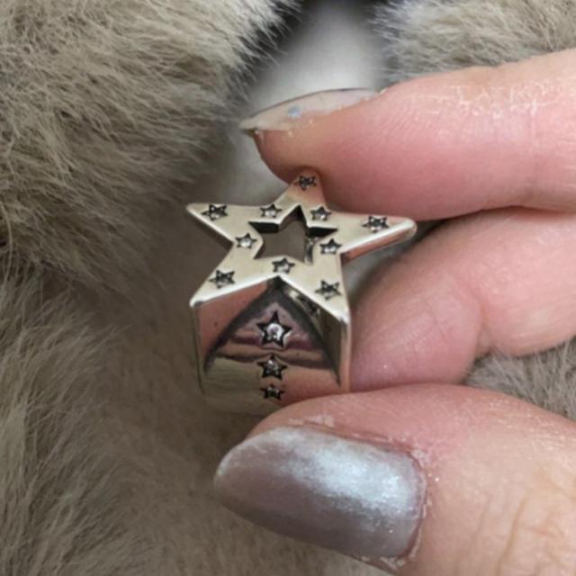 キュービックジルコニア スター シルバーリング 星 メンズリング 指輪